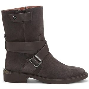 Louise Et Cie Valencia‎ Brown Suede Moto Boots Size 8.5